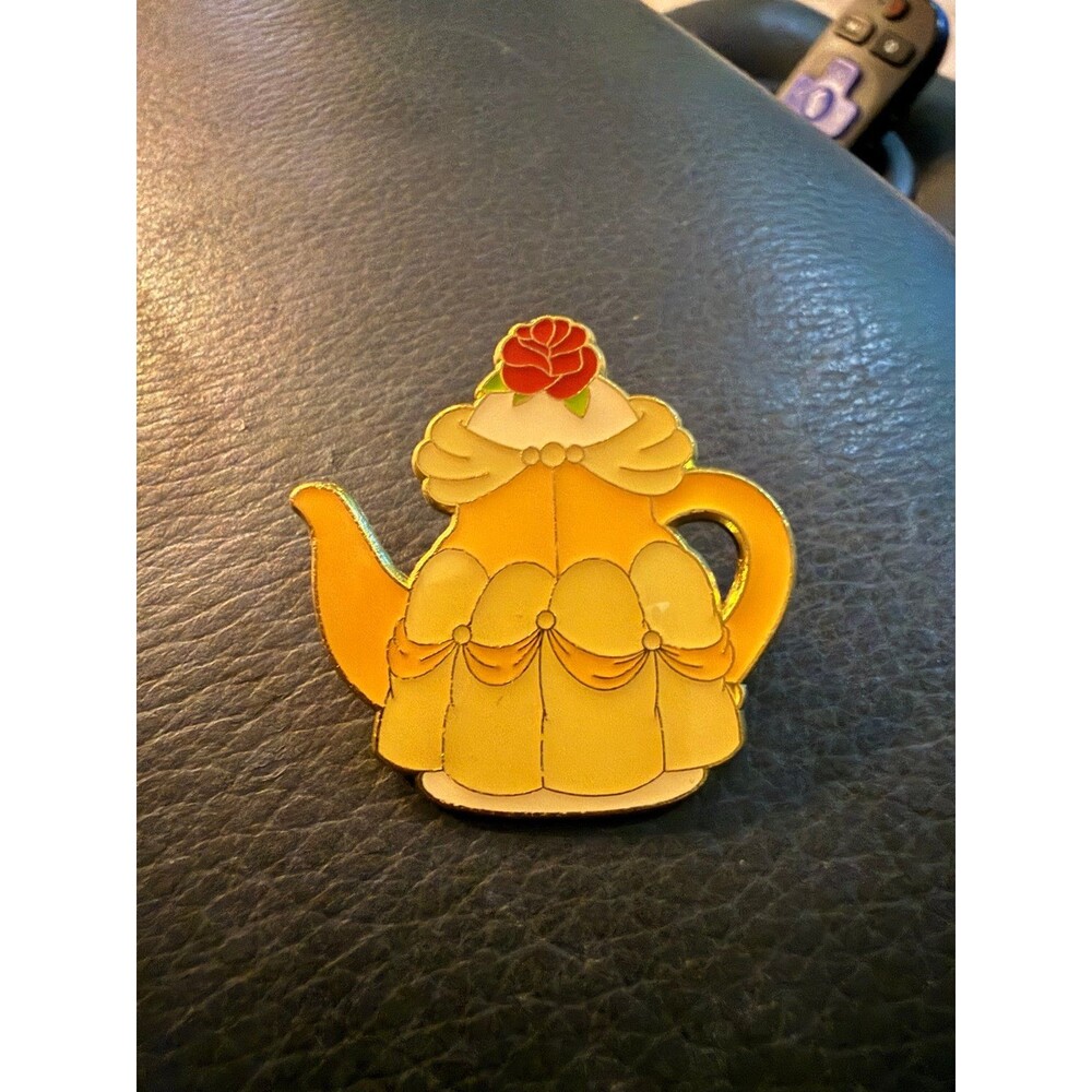 Belle teapot enamel pin from the Loungefly Disney Princess collection